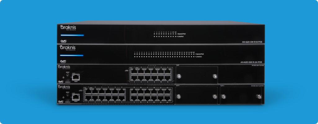Araknis managed network switches