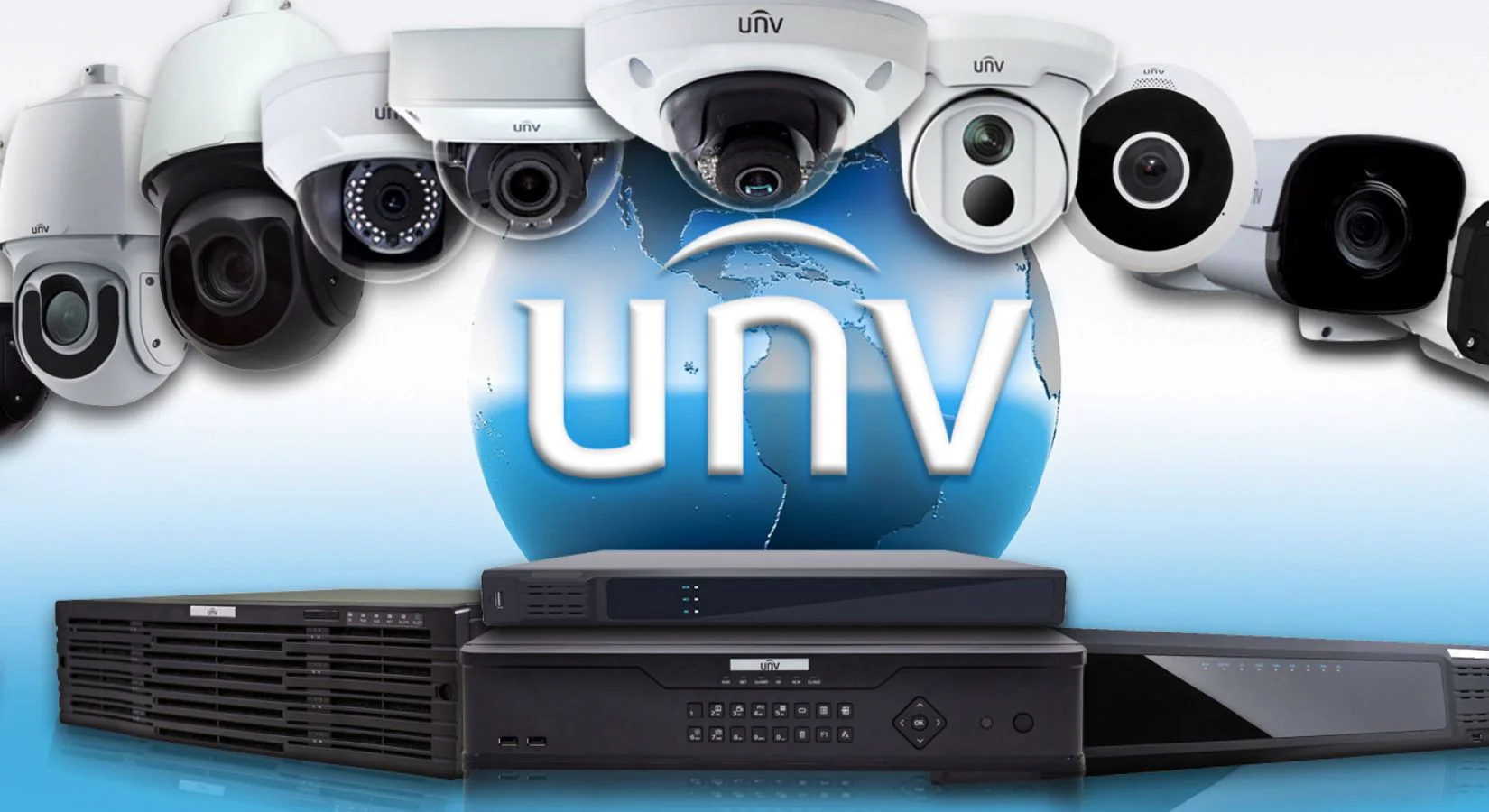 Uniview UNV IP security cameras and NVR recorders